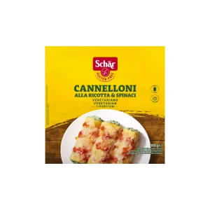 CANNELLONI RICOTTA E SPINACI SENZA GLUTINE SURGELATI SCHAR: gusto autentico, senza lattosio, pronti in 5 min